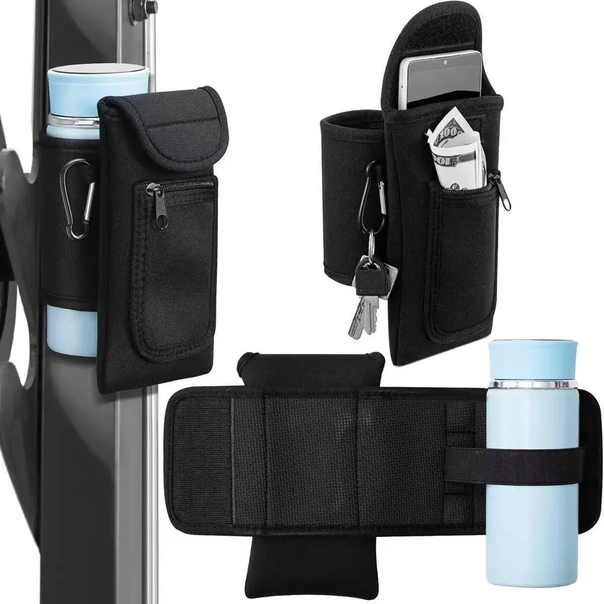 Cloth magnetic sports bottle cover sleeve for cups and kettles in various colours
