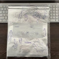Pack of ten aluminium foil fresh-keeping bags in three sizes: small, medium, and large.