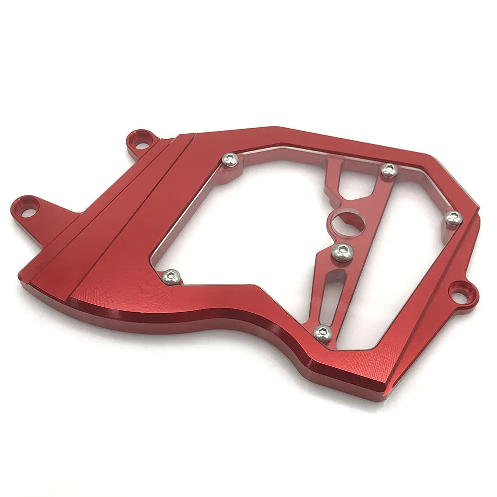 Aluminium alloy motorcycle chain wheel cover for ZX6R in black, red, gold, green, or titanium
