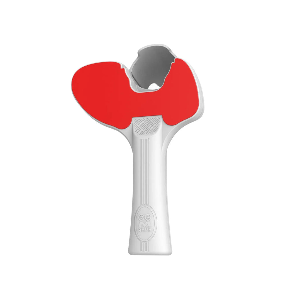 Red and blue plastic silicone Pico 4 VR controller table tennis racket hand grip measuring 160mm
