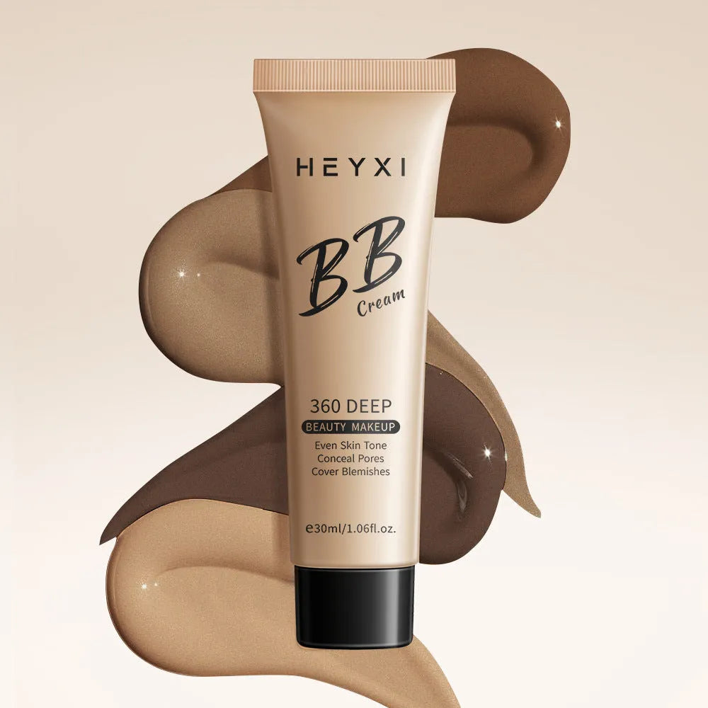 Waterproof sweat-proof BB cream foundation in four shade options 01 02 03 04