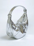 Women's dumpling-shaped shoulder bag in first-layer cowhide leather with double straps and sandwich pocket
