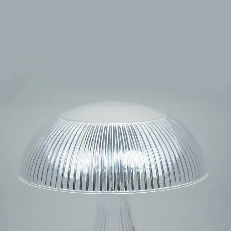 USB rechargeable three-colour changing table lamp with acrylic body