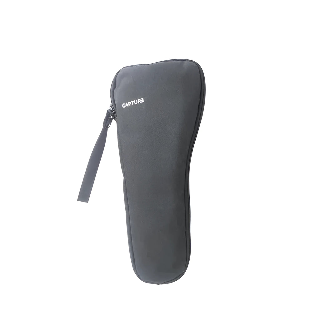 Black cloth mobile phone stabiliser accessories storage bag with single compartment