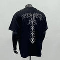 Men's pure cotton short sleeve t-shirt in loose fit business commute style