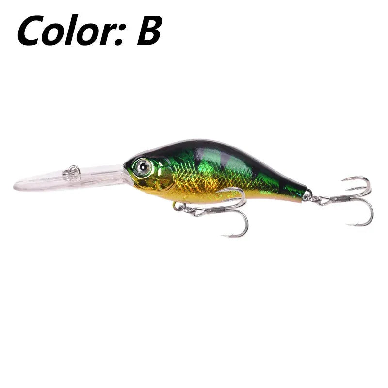 Little Fat Man 10.5cm deep diving hard minnow fishing lure in multiple colour options