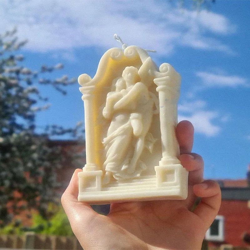 Food grade silicone couple angel mould for baking, chocolate, candles and crafts