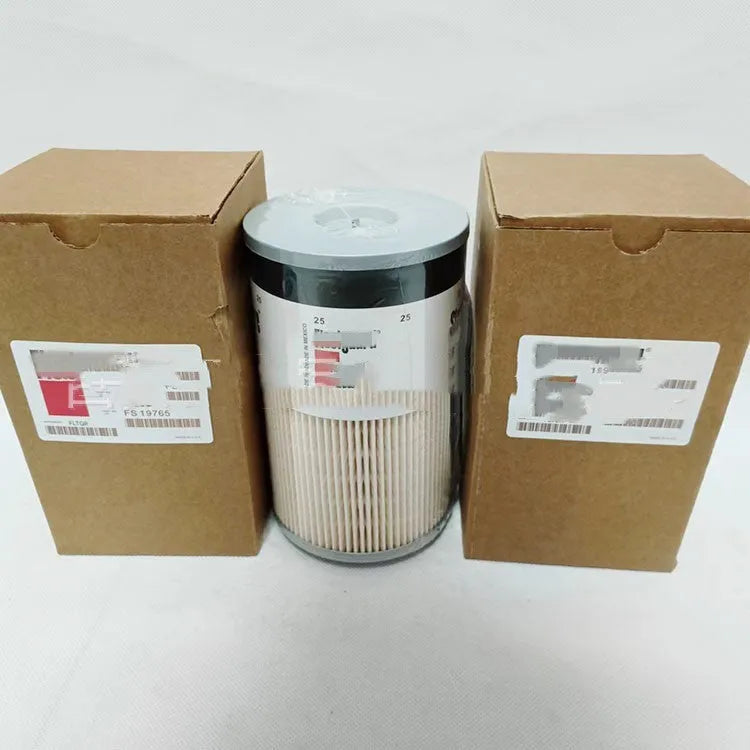 FS19764 diesel fuel filter for generators with 10mm inlet, 10 micron precision.