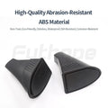 Two black plastic car door storage containers for Tesla Model Y