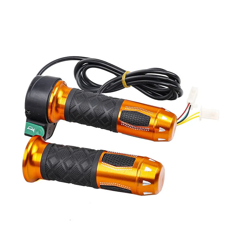 Three-wheel electric car accelerator transfer handle with three-speed rotating mechanism in multiple colour options