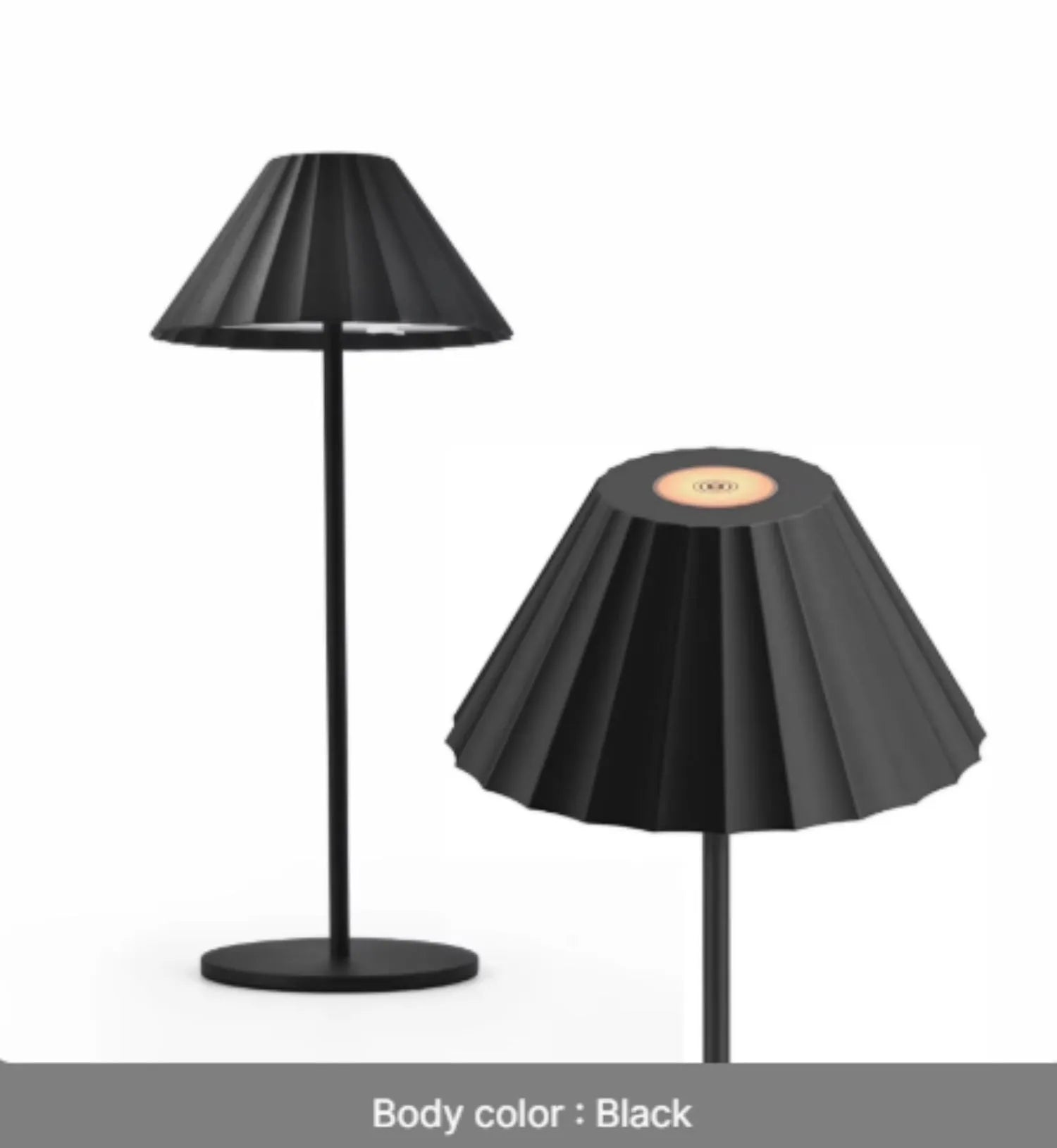 Alloy desk lamp with touch dimming switch and USB Type-C charging port