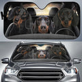 Car snow protection front gear cover in size Dog 130 70 with lanyard straps