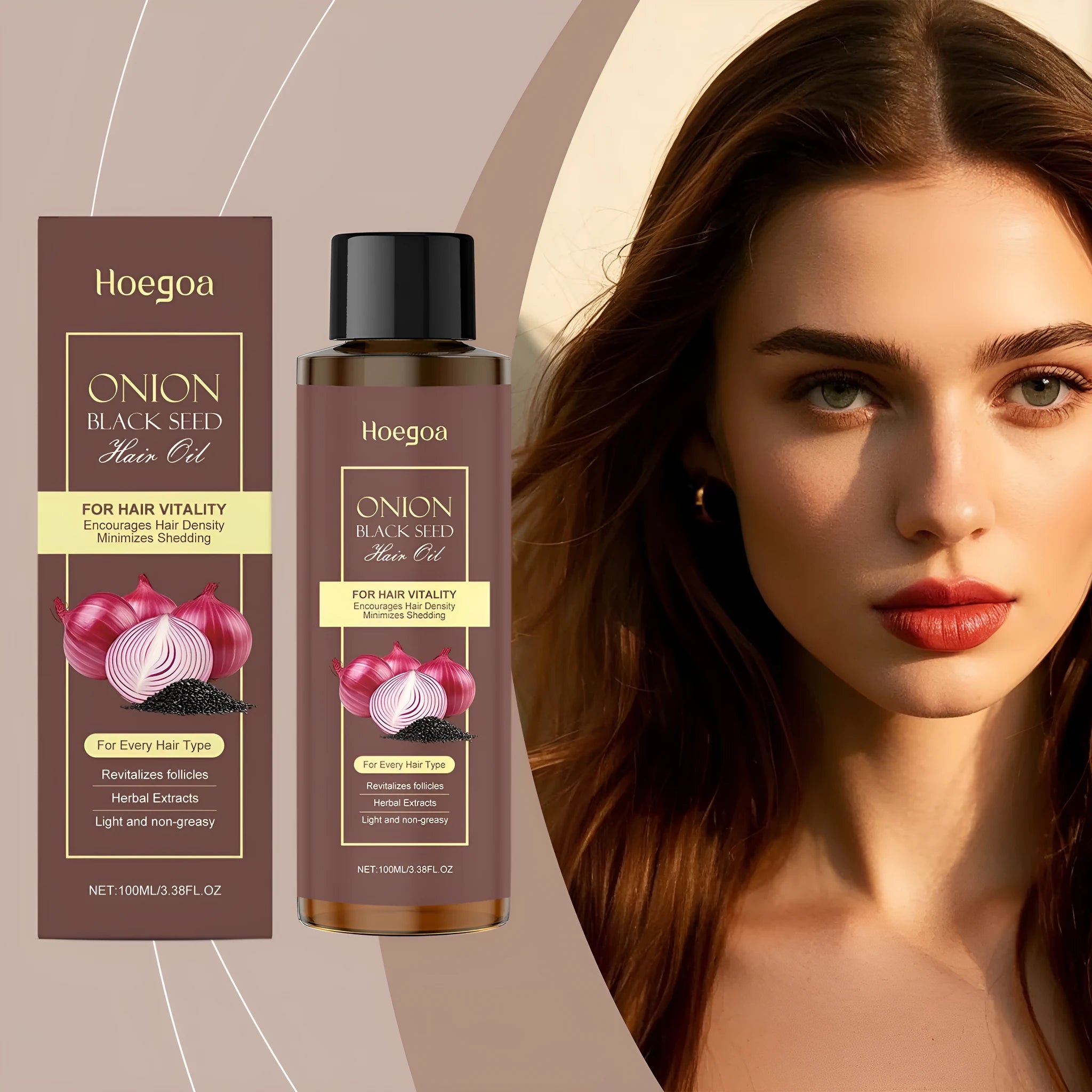 100ml hair care essential oil bottle with application accessories for dry hair moisturising treatment