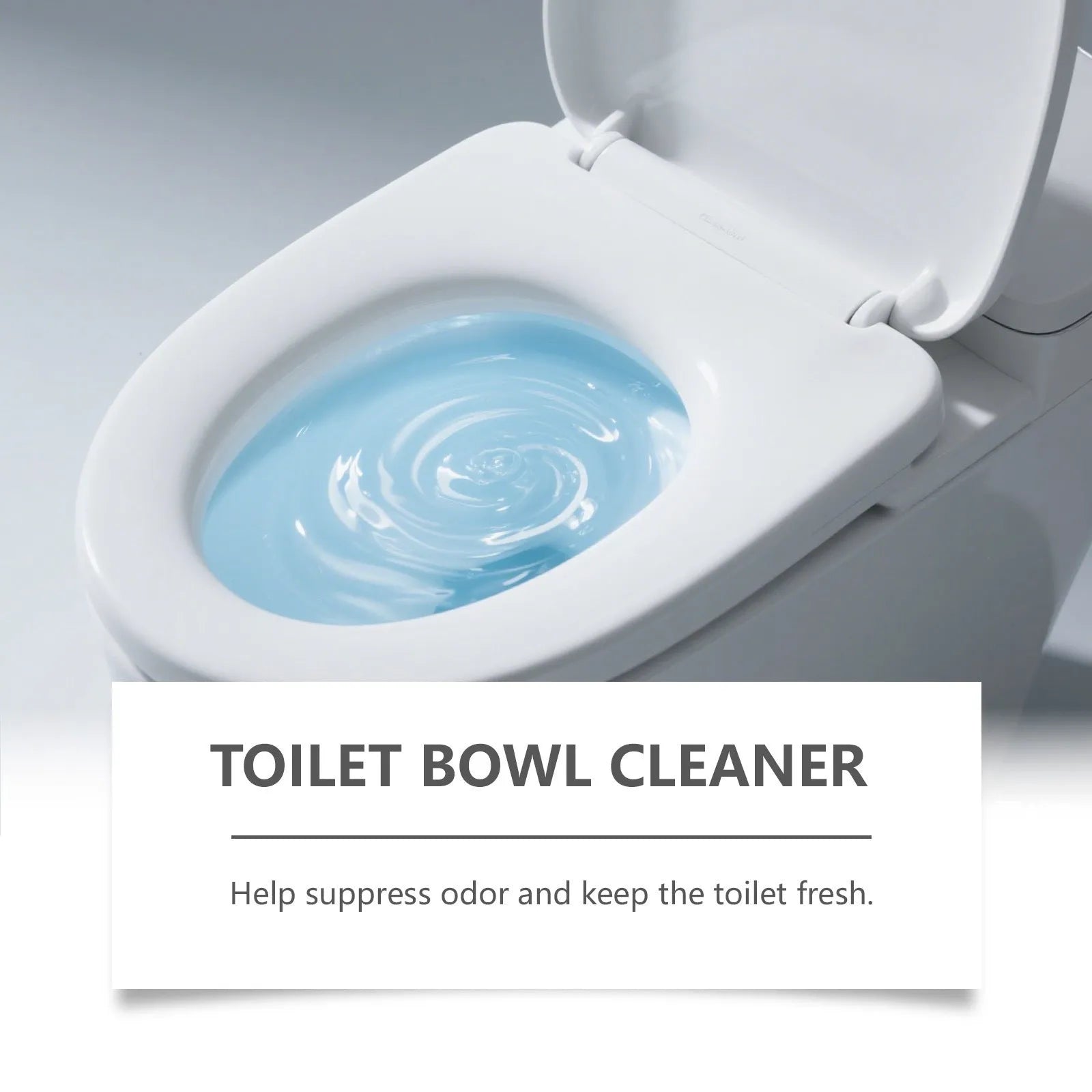 Toilet cleaning powder sachets for urine stain and odour removal with sodium bicarbonate