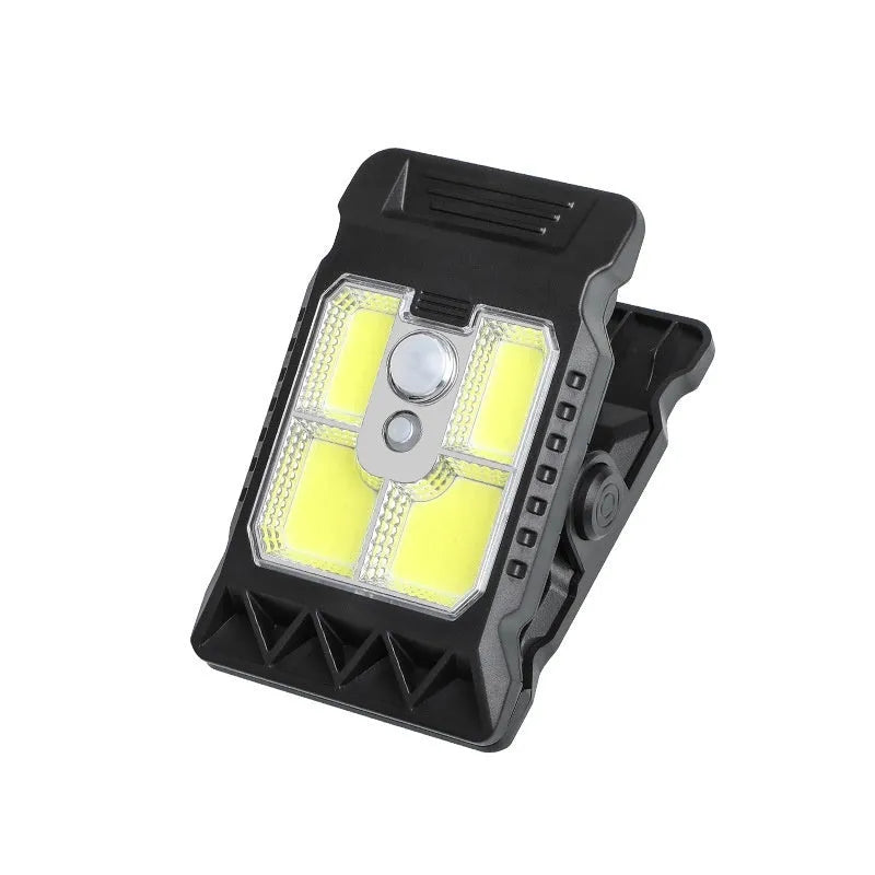 Motion sensor clip lamp with IP65 waterproof rating and human body detection