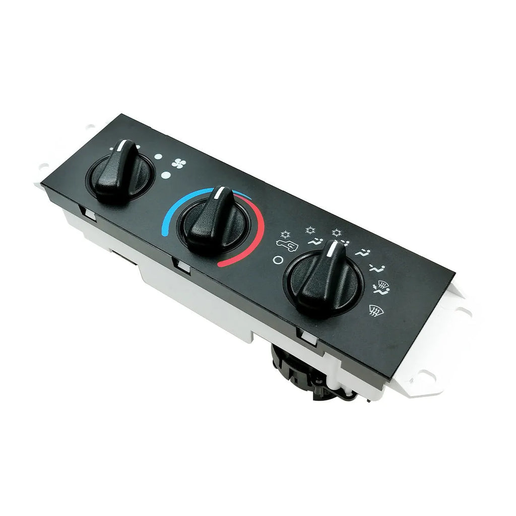 Black Jeep Wrangler air conditioning control panel for 2005-2006 models with OE number 55056558AA