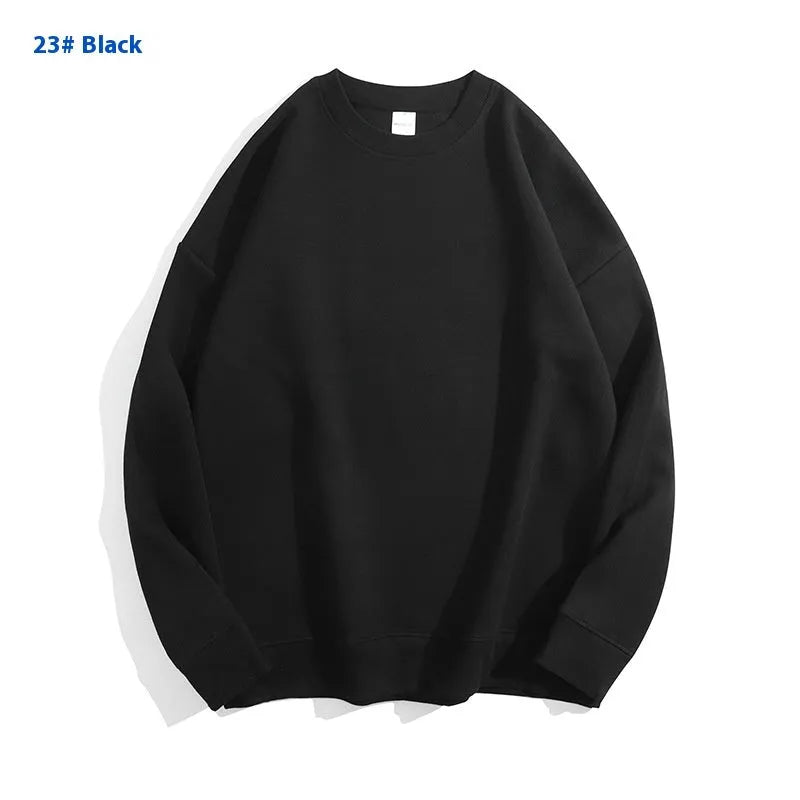 Cotton off shoulder sweater in loose pullover style with long sleeves