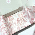 Single sheet of French romance style Mg tissue paper in pink purple colour, 50cm by 70cm.
