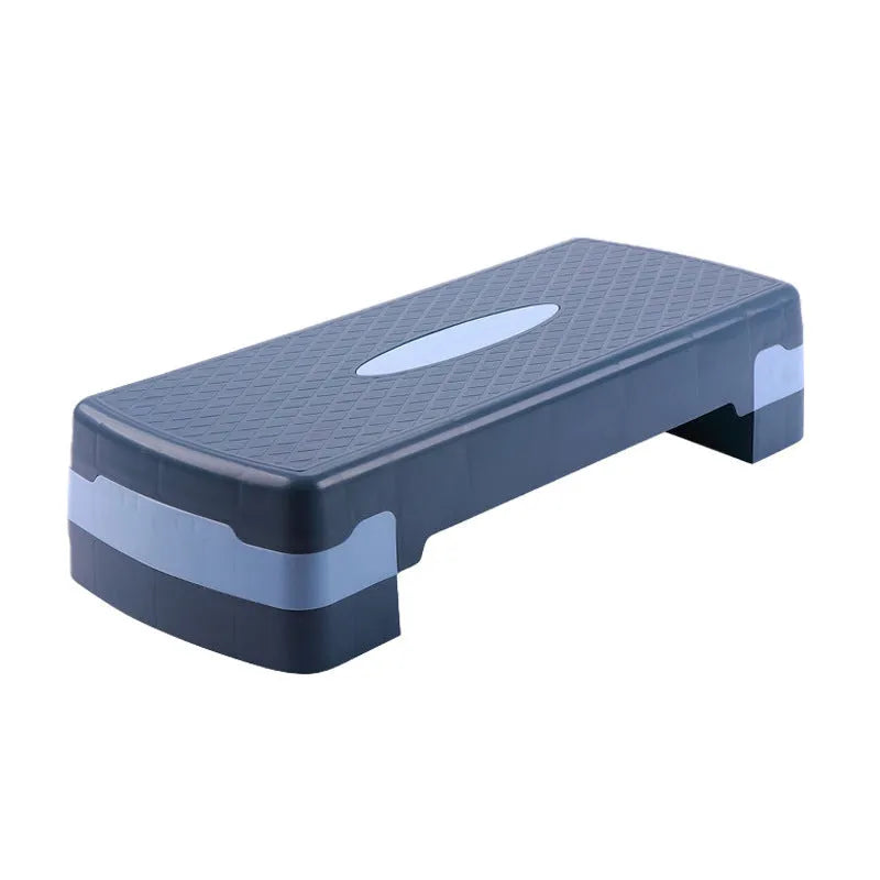 Grey Fit Step aerobics platform with non-slip surface measuring 68cm by 28cm