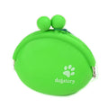 Silicone dog training treat pouch with waist clip in assorted colours