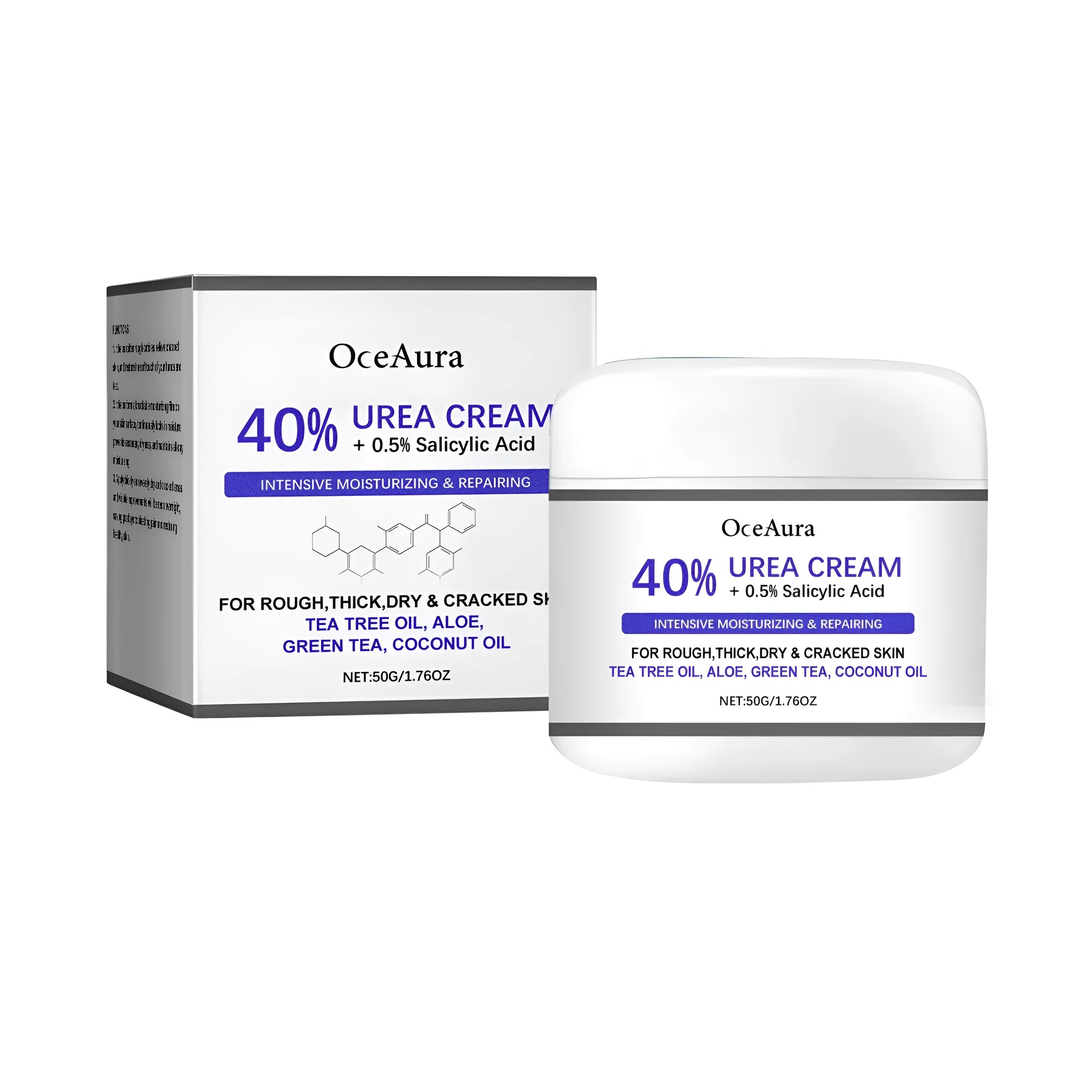 50g tube of Anti Cracking Care Hand and Foot Cream with urea and salicylic acid.