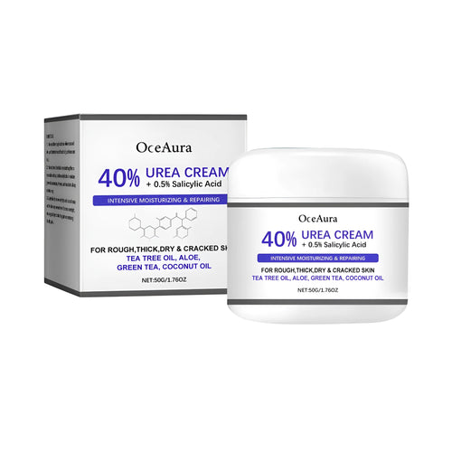 50g tube of Anti Cracking Care Hand and Foot Cream with urea and salicylic acid.