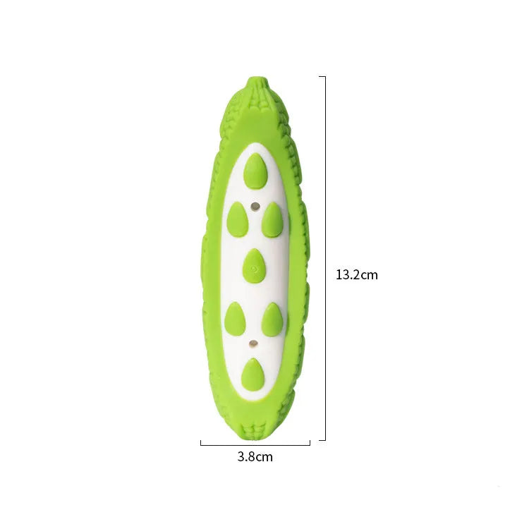 Green and purple meat-scented dog gnawing toy for large breeds with biting-resistant construction