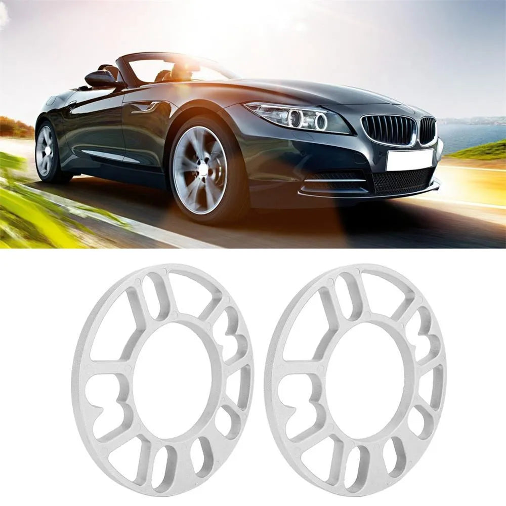 Automotive wheel hub widening gasket spacer for vehicle modification in multiple thickness options