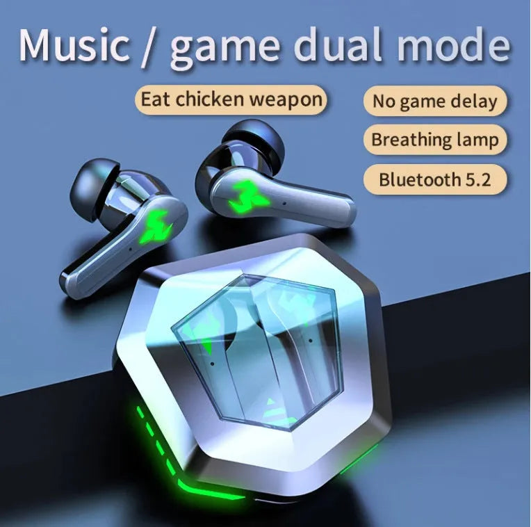 Black N35 Gaming Bluetooth wireless in-ear headset with noise reduction and 10-metre range