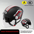 Children's 3C certified ABS motorcycle helmet in double mirror finish colours
