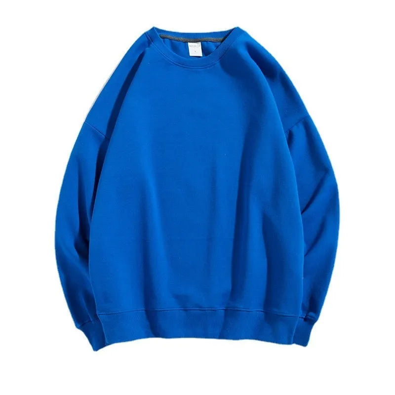 Cotton off shoulder sweater in loose pullover style with long sleeves