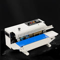 Compact L1 model steel seal manual can sealer machine for printing dates on lids.