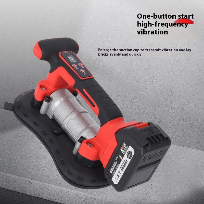 21V automatic tile laying machine with suction pad for ceramic and floor tile installation.