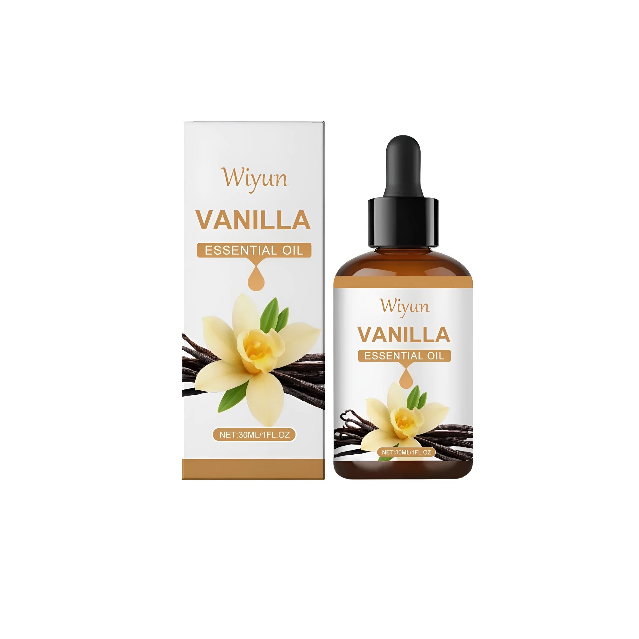 30ml bottle of vanilla flavoured oil for cooking and baking
