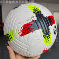 Fluorescent green seamless thermal adhesive patch football size 5 for club training and matches