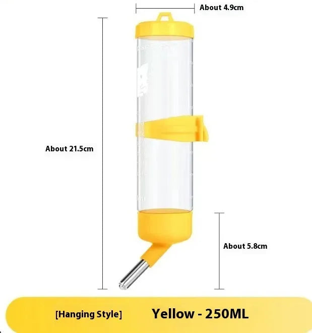 Ball kettle pet water feeder in selected colour with leak-proof design for cage or home use