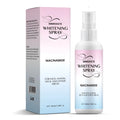 100ml whitening spray bottle with transparent casing and spray mechanism for skin brightening