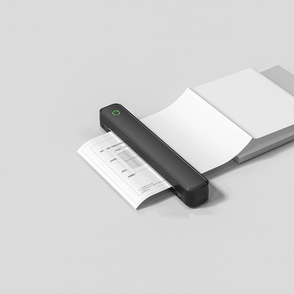 Bluetooth thermal printer for mobile drawing in compact 295mm design