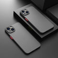 Frosted hard iPhone protective case with fine hole design, shown in dark night green.