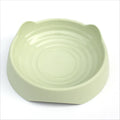 Blue ceramic dog slow feeder bowl with a 4-cup puzzle maze design for small or large breeds