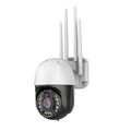 Outdoor dome surveillance camera with 360-degree rotation capability and infrared night vision