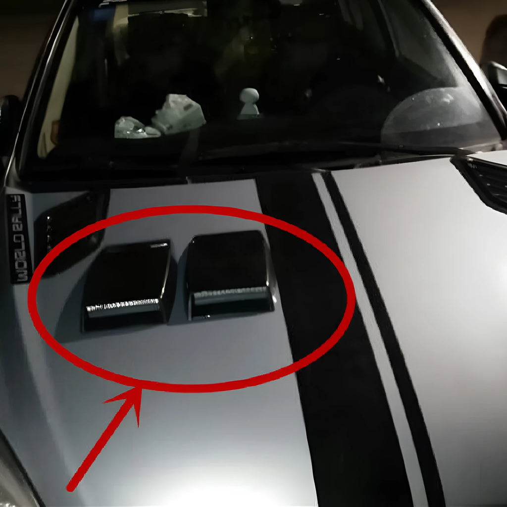 ABS plastic automobile decoration vent in black, white, or silver colours with 260mm base length