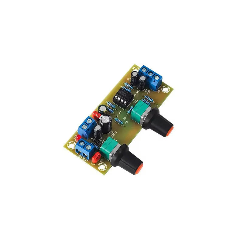 Single power supply 10-24V super dynamic bass boost front stage audio processing board