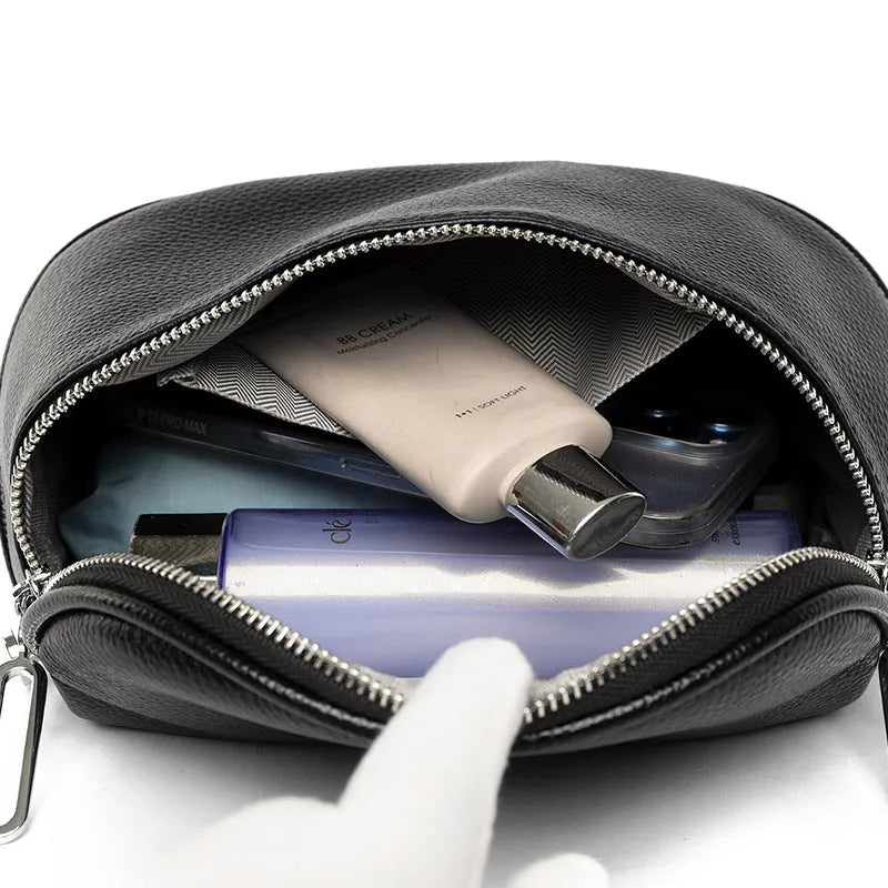 Women's PU leather messenger bag in saddle shape with cross-border fashion style