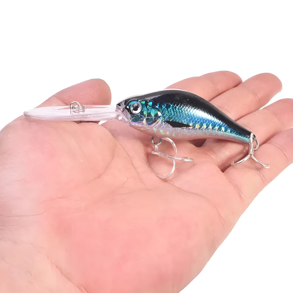 Little Fat Man 10.5cm deep diving hard minnow fishing lure in multiple colour options