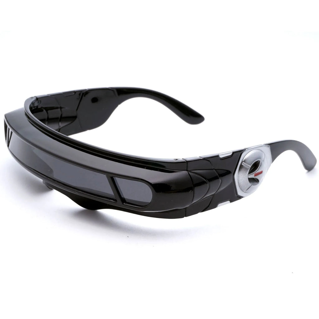 Polarised sports sunglasses with PC frame in three colour options: blue mercury, grey sheet, and red mercury