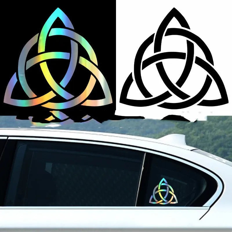Car body sticker decal for sunscreen and waterproof protection in black, white, or laser colour.