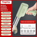Wireless handheld noodle press in cyan with 200g capacity for household pasta making