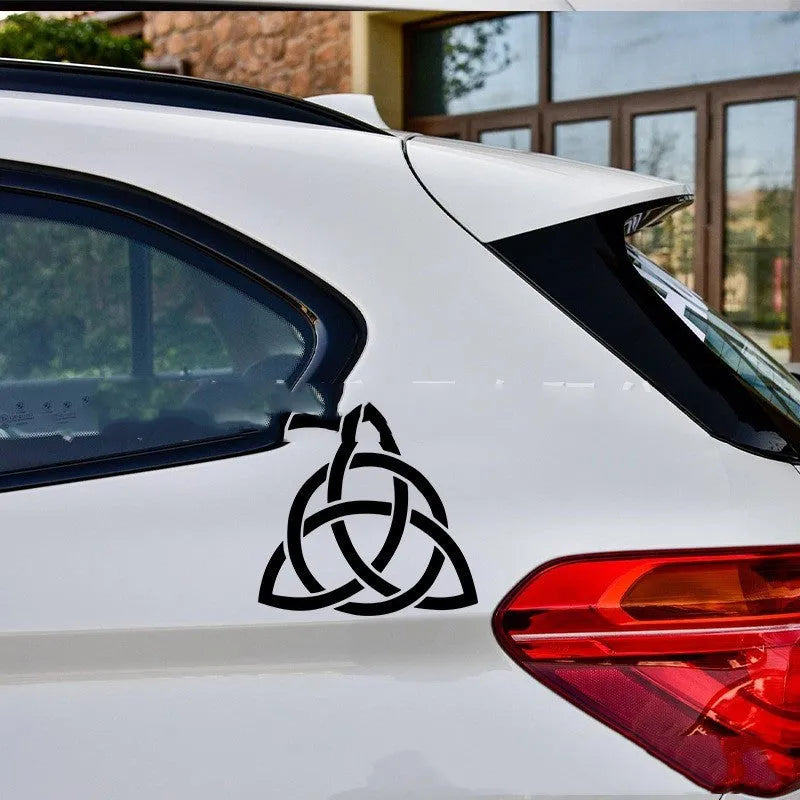 Car body sticker decal for sunscreen and waterproof protection in black, white, or laser colour.