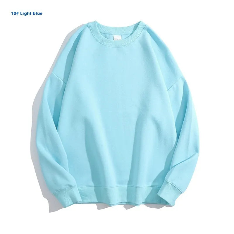 Cotton off shoulder sweater in loose pullover style with long sleeves